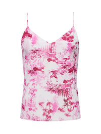 L'Agence - Jane Toile Silk Top - blouses - clothing - patterned
