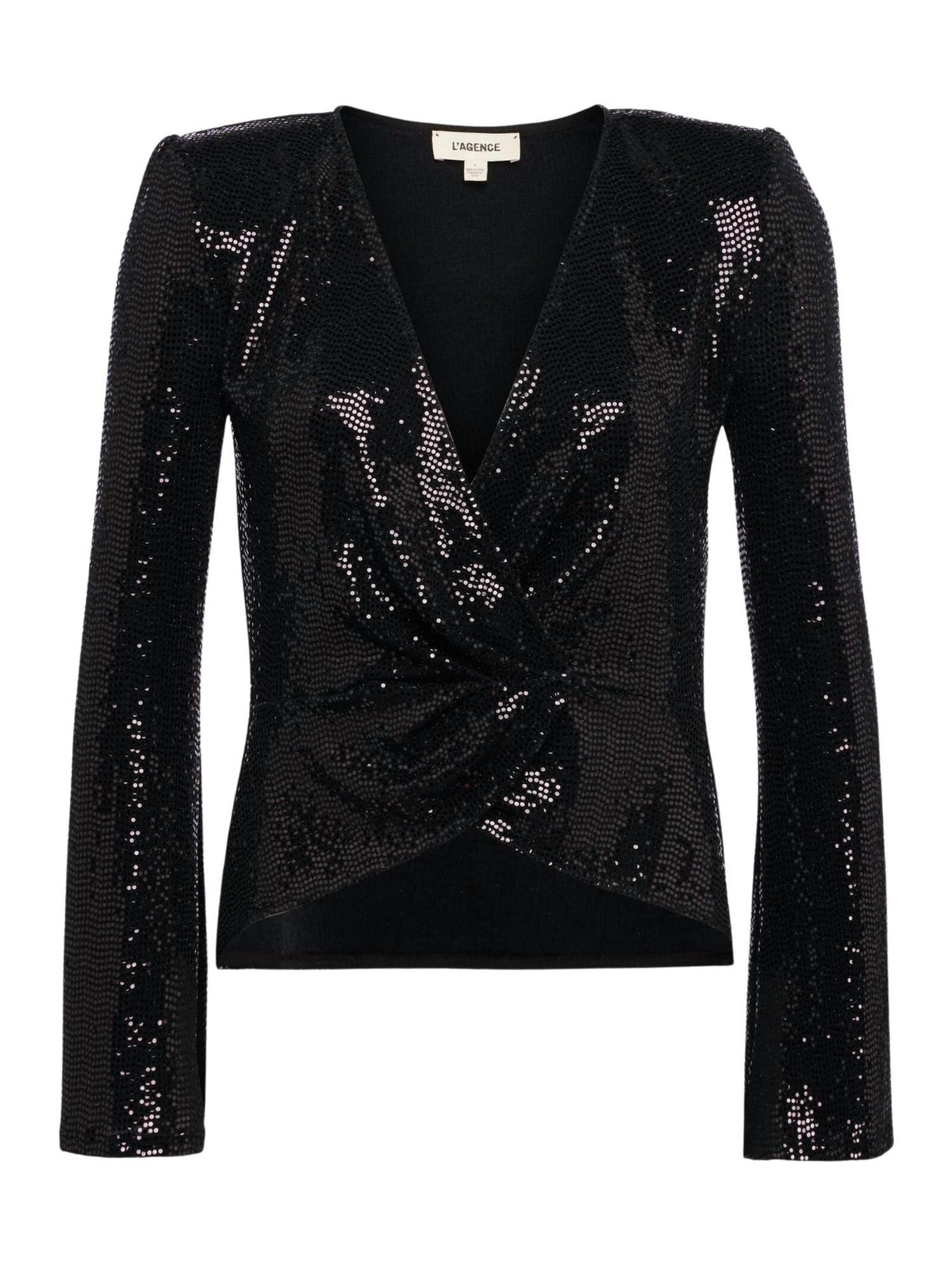 L'Agence - Katya Bell Sleeve Sequin Top