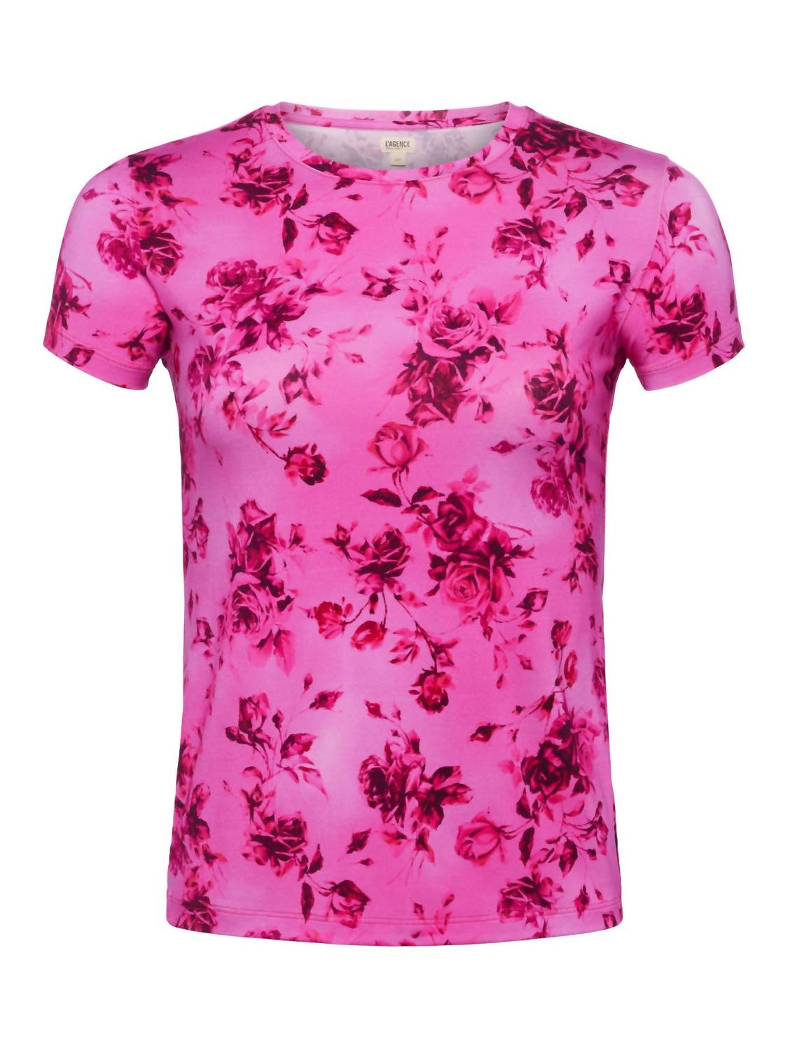 L'Agence - Recipe Fitted T-shirt - clothing - floral - pink