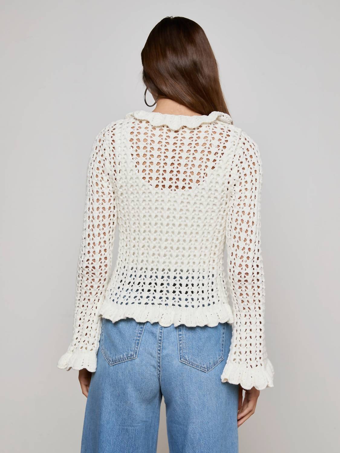 L'Agence - Solaris Open Stitch Cardigan