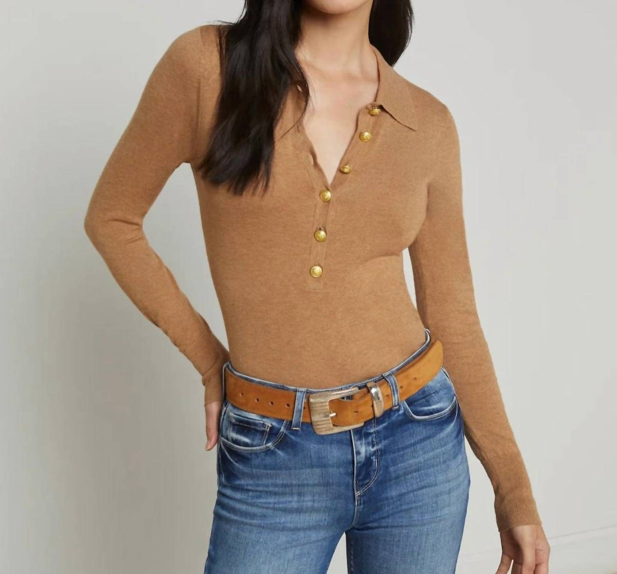 L'Agence - Sterling Collared Sweater