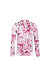 L'Agence - Tyler Silk Blouse - blouses - clothing - graphic