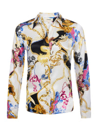 L'Agence - Tyler Silk Blouse - blouses - clothing - patterned