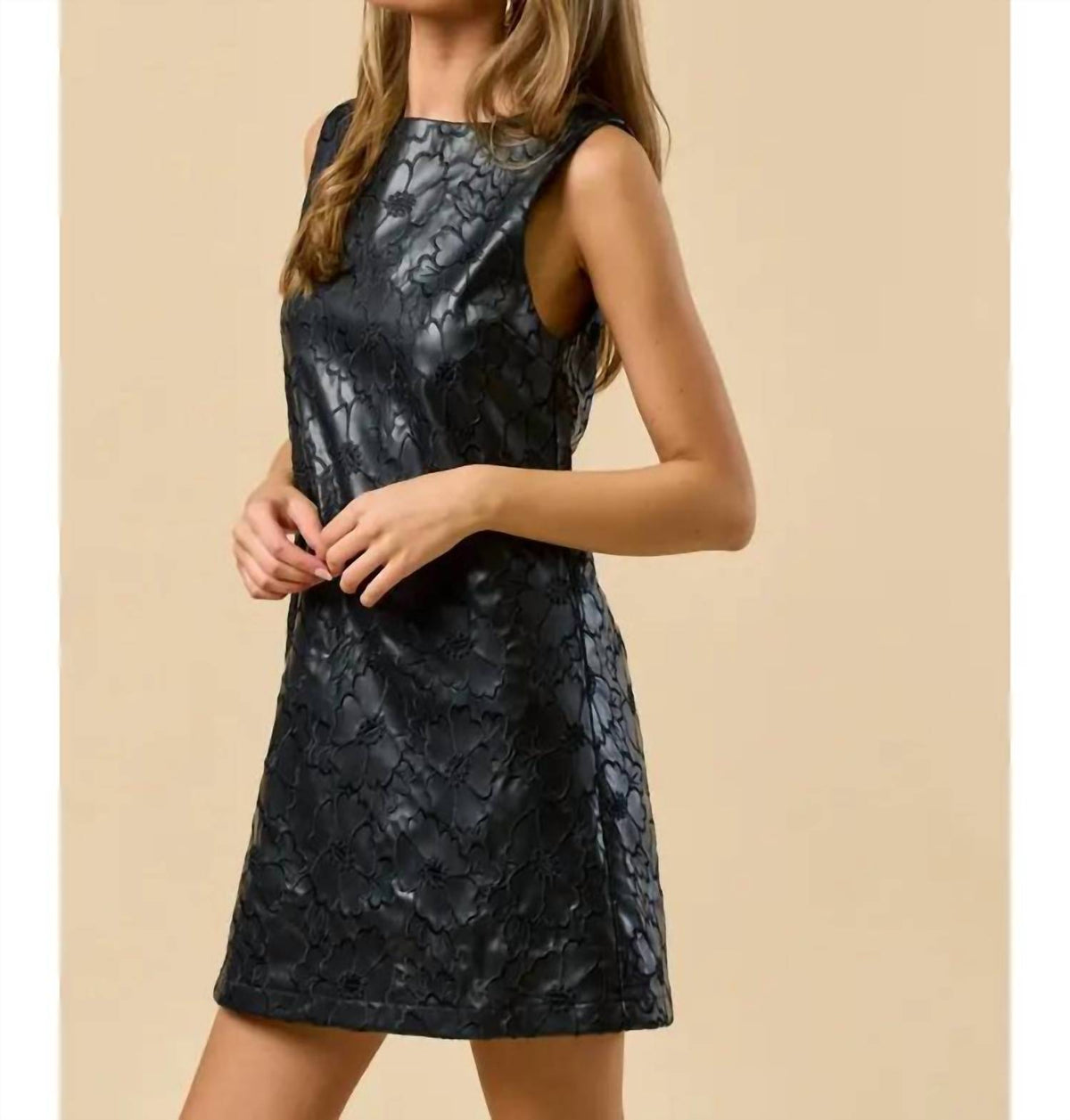Lalavon - Emery Embroidered Mini Dress
