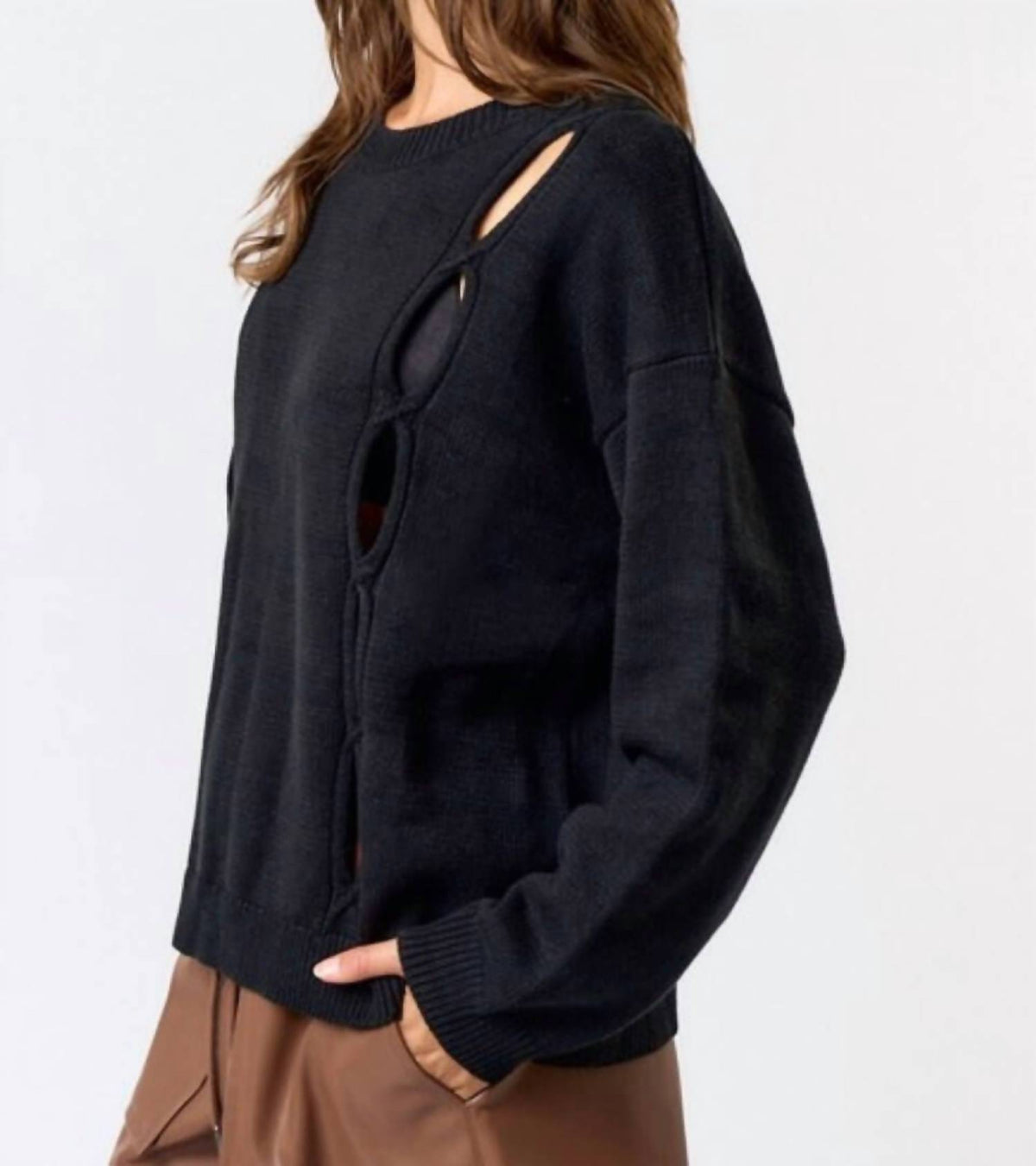 Lalavon - Emily Cut Out Sweater