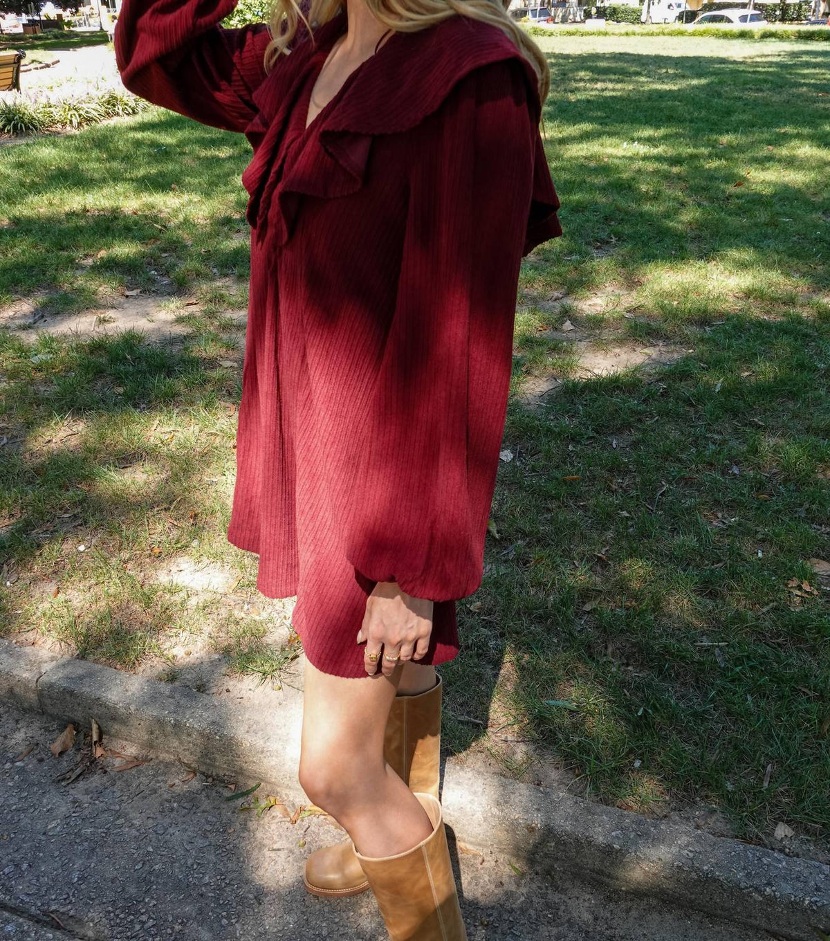 Lalavon - Fine Wine Dress