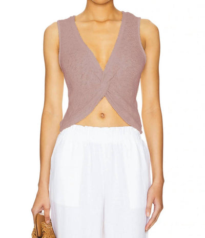 Lamade - Caspian Twist Front Mesh Top