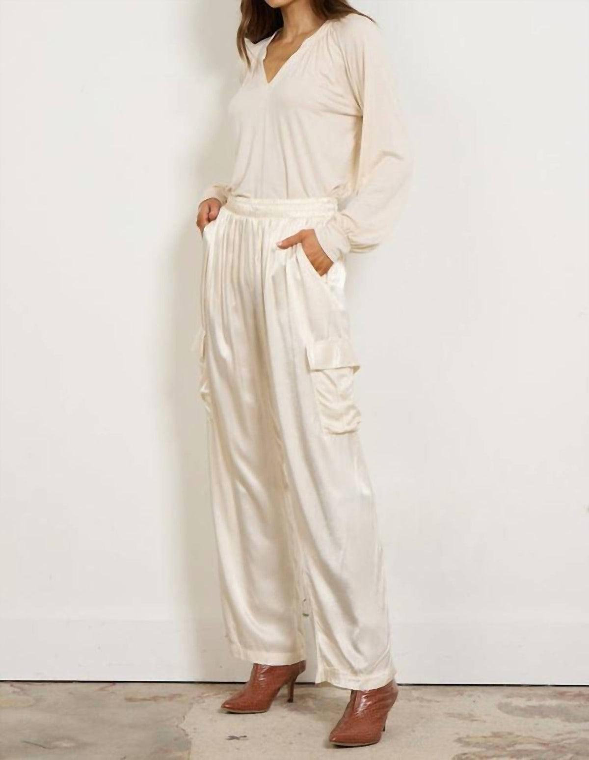Lamade - Silky Wide Cargo Pant