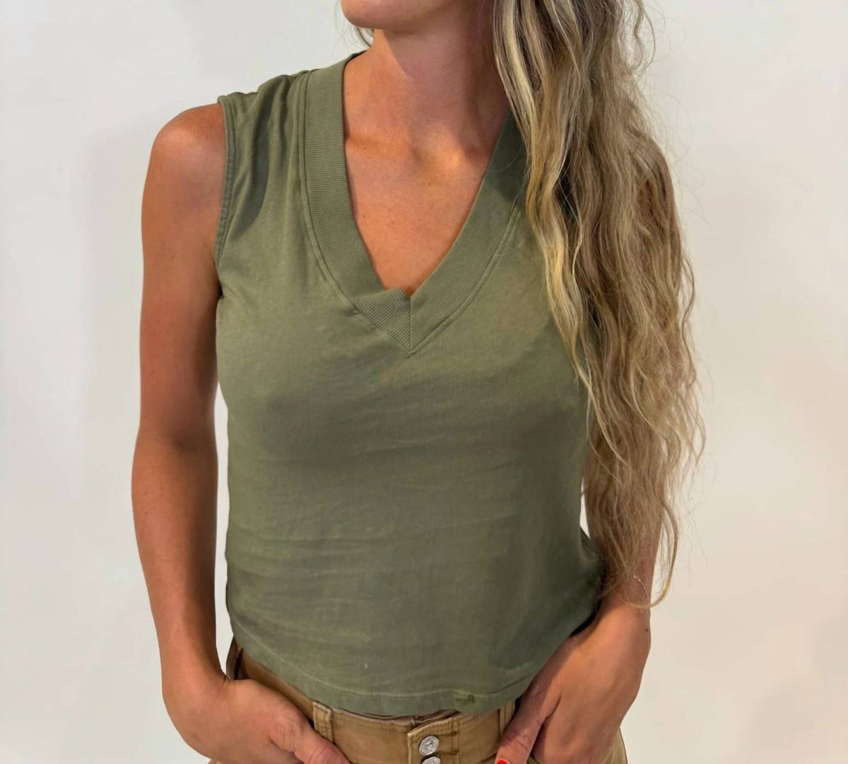 Lamade - Staple V-neck Tank Top
