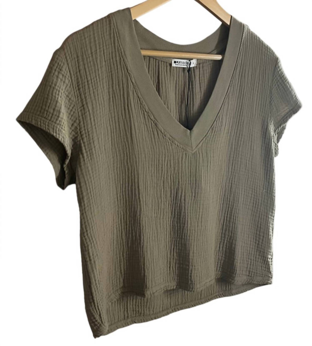 Lamade - Women's Suri Deep V Gauze Tee