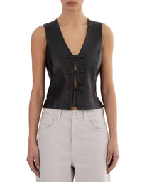 Lamarque - Bastina Leather Top