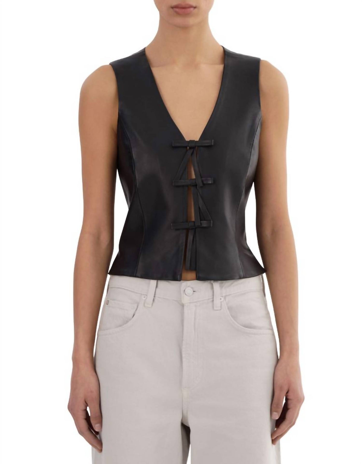 Lamarque - Bastina Leather Top