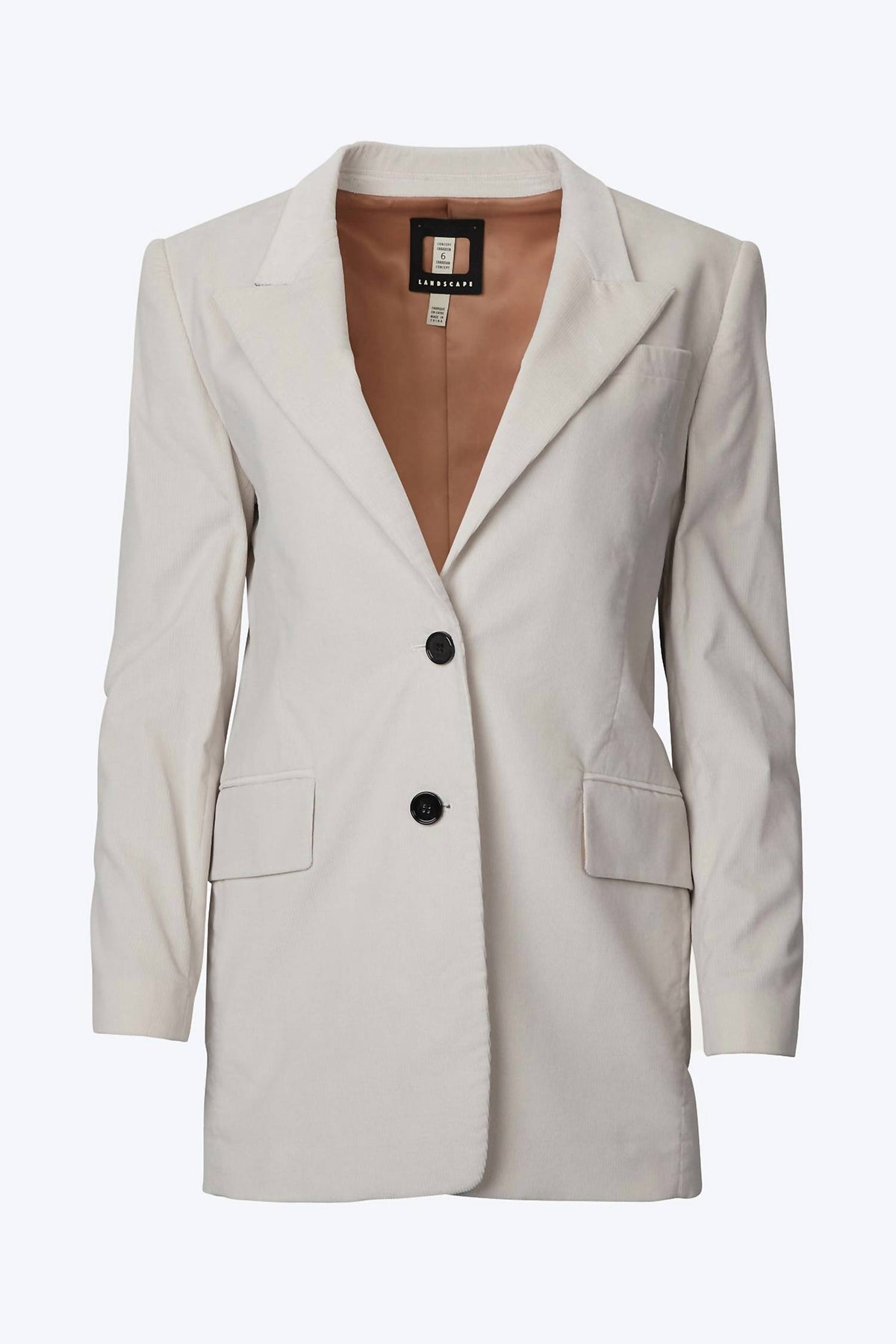 SINGLE-BREASTED COTTON-CORDUROY BLAZER