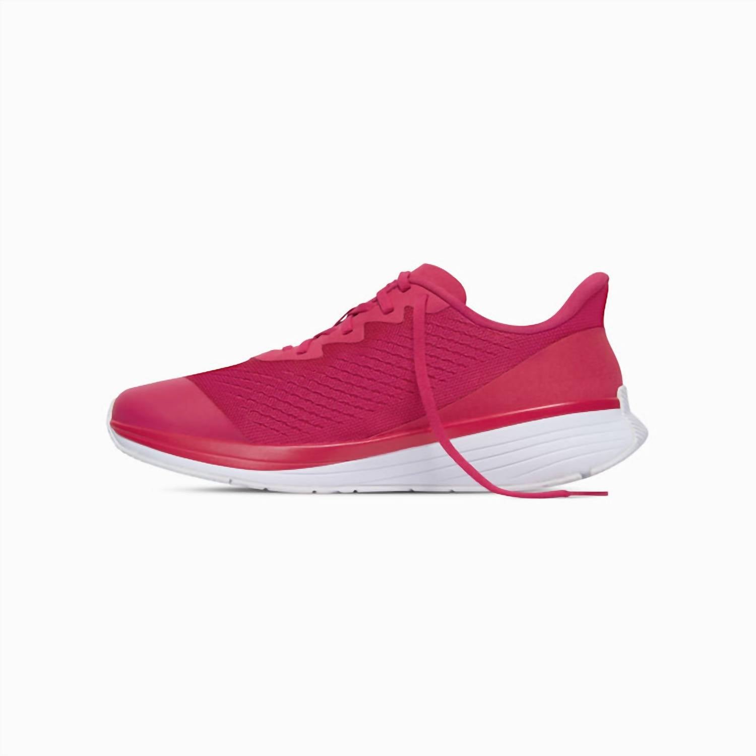 Lane Eight - Women's Relay Trainer Sneakers - pink - shoes - sneakers