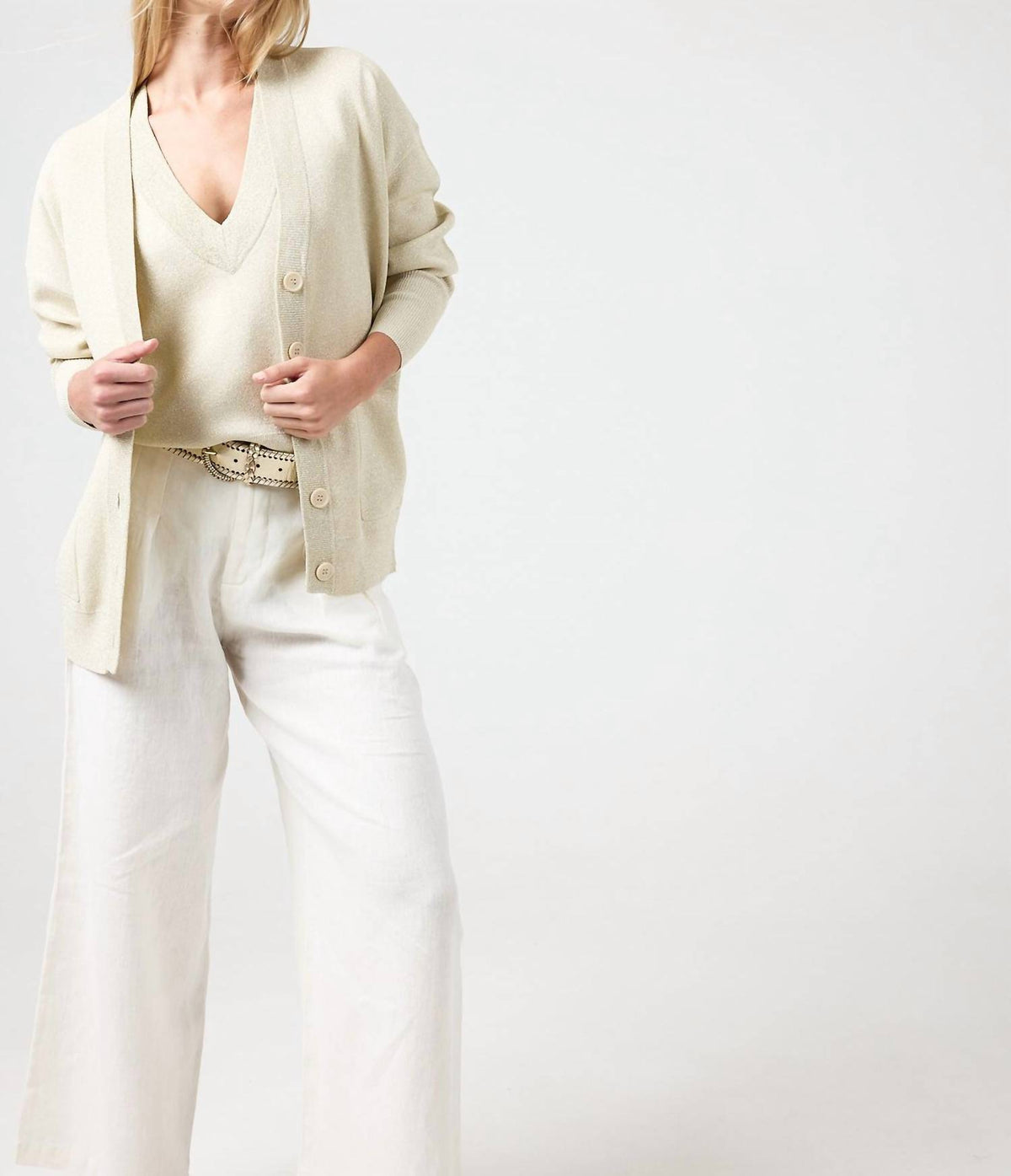 Lanhtropy - Aspen Glitter Cardigan