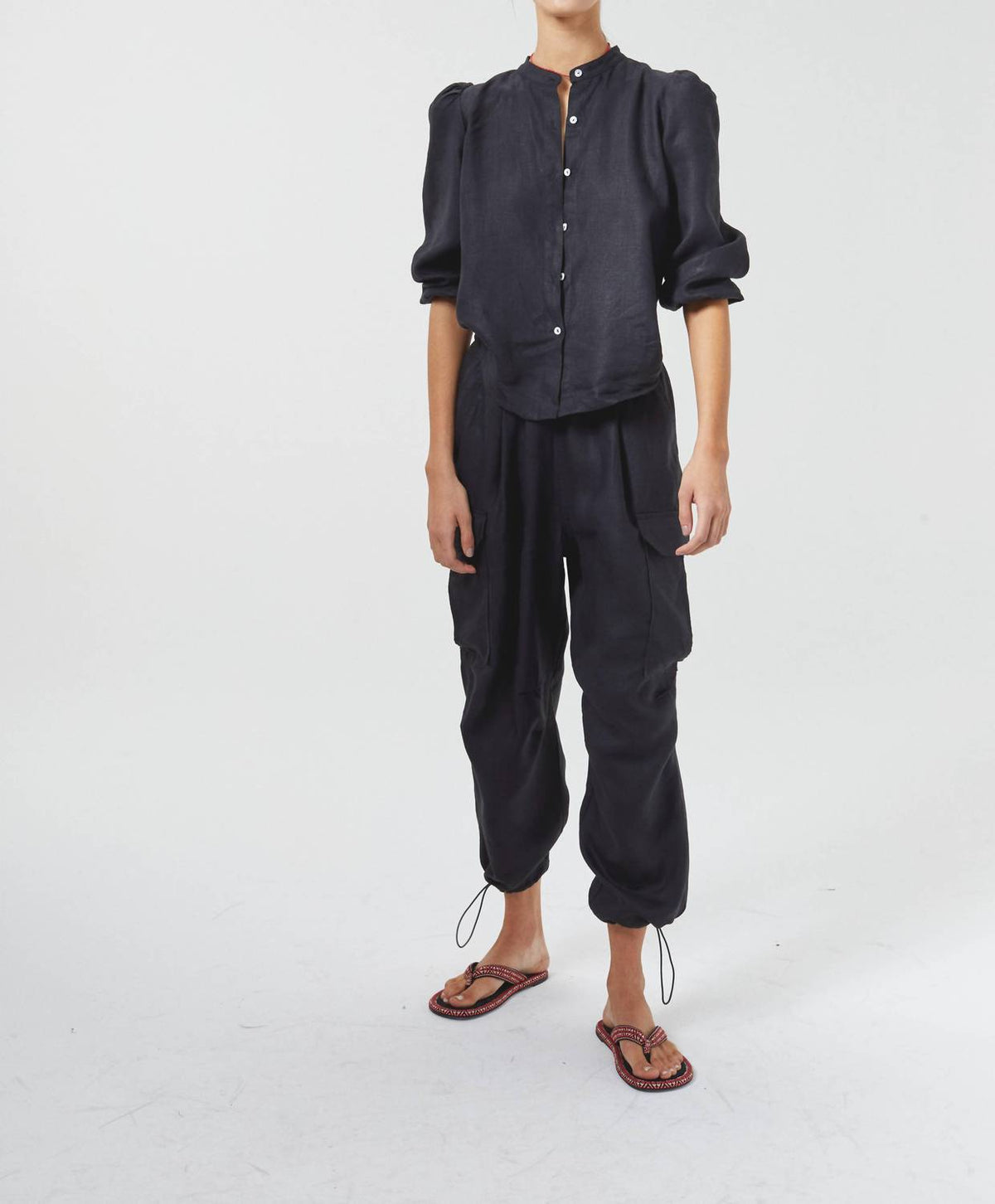 Lanhtropy - Cargo Linen Pants