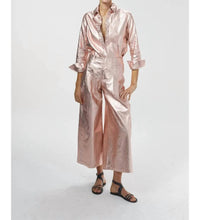 Lanhtropy - Culotte Metallic Linen Pant