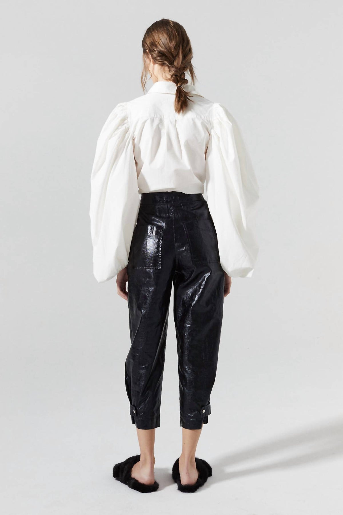 Lanhtropy - Mercer Metallic Linen Pant