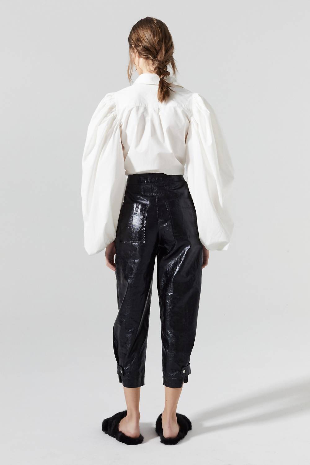 Lanhtropy - Mercer Mettalic Linen Pant