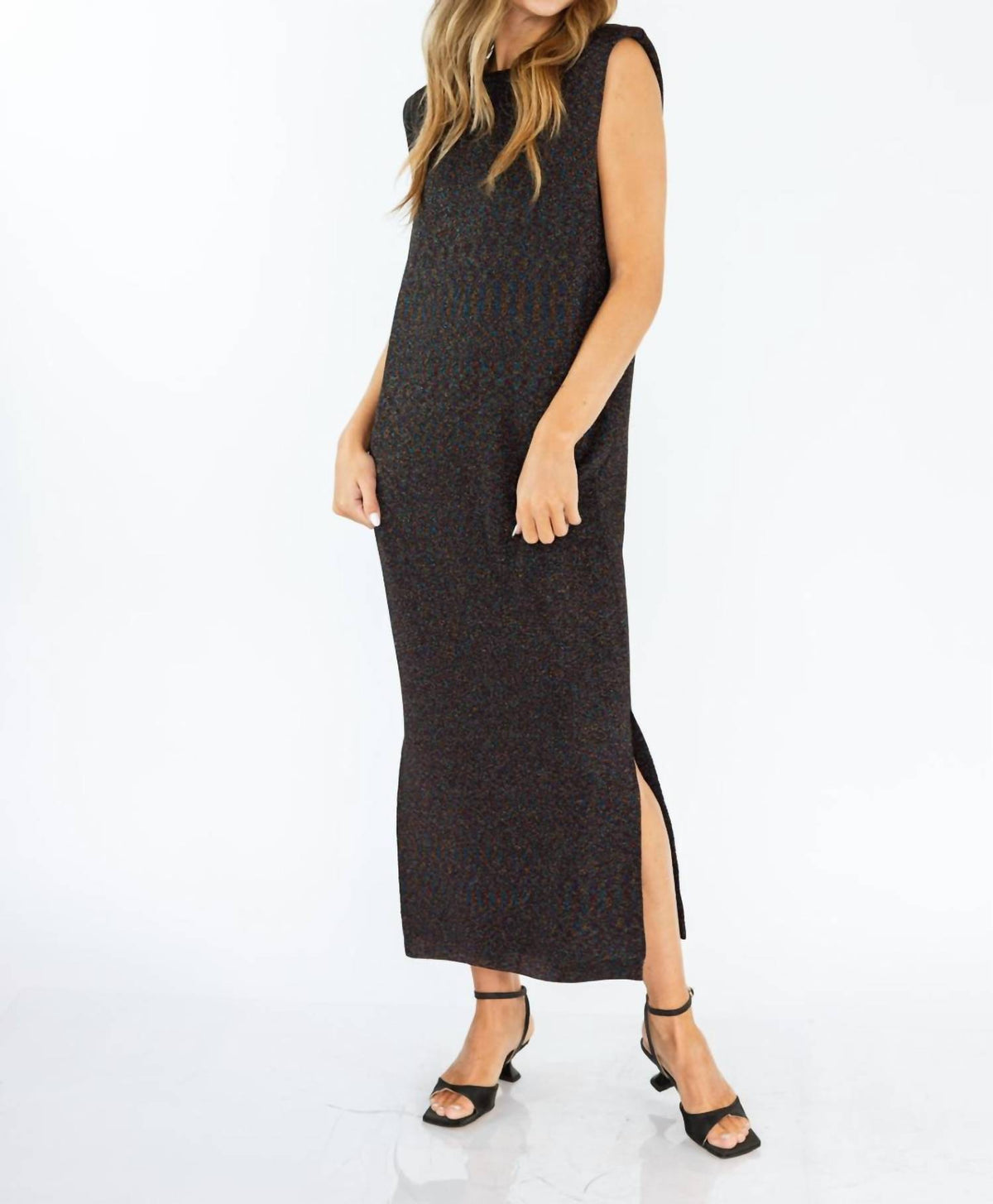 Lanhtropy - Women's Glitter Knit Dress