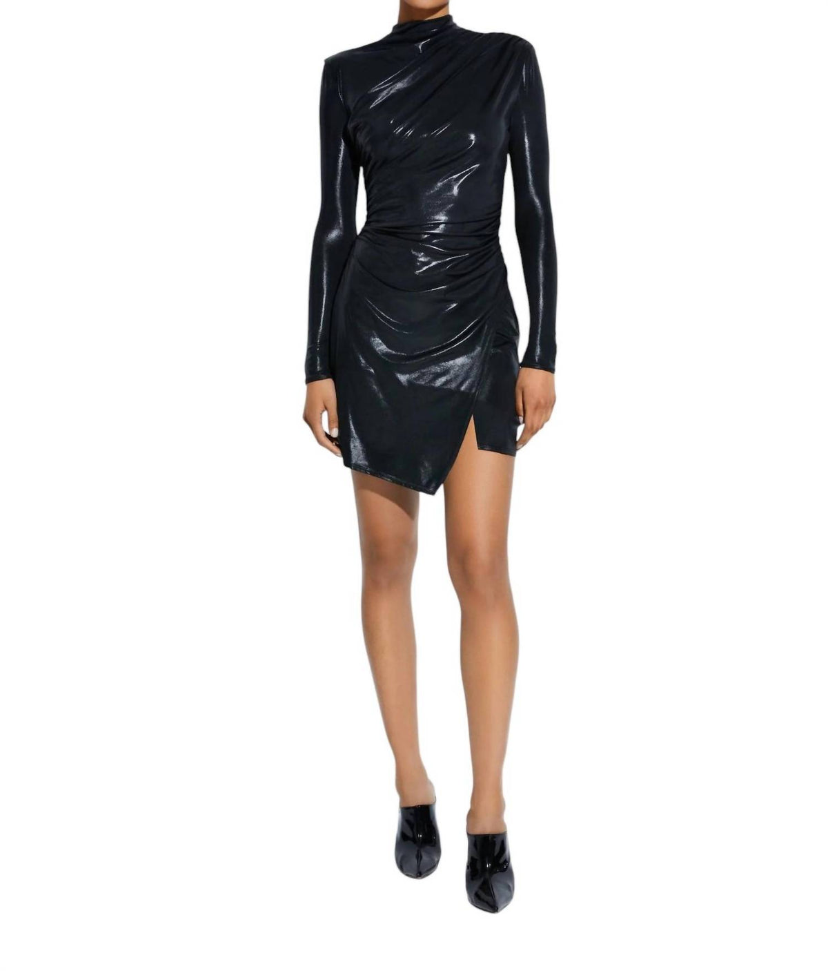 Lapointe - long sleeve ruched dress