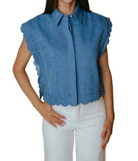Laroque - Summer Scallop Top