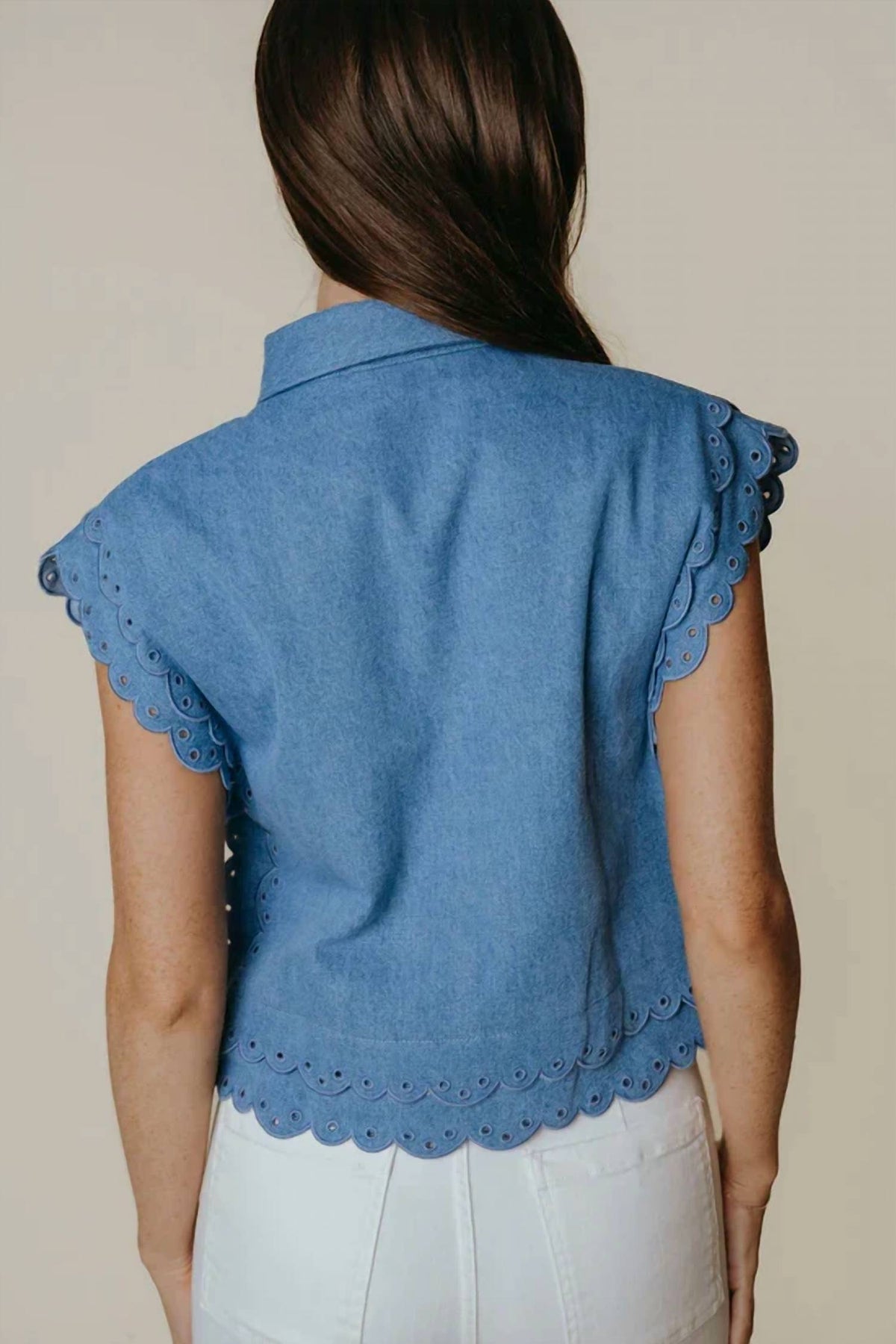 Laroque - Summer Scallop Top