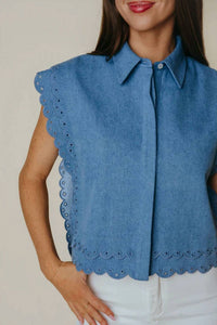 Laroque - Summer Scallop Top