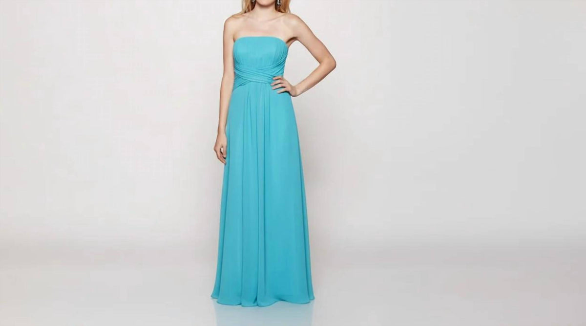 Last Dress - Serenity Drape Strapless Gown