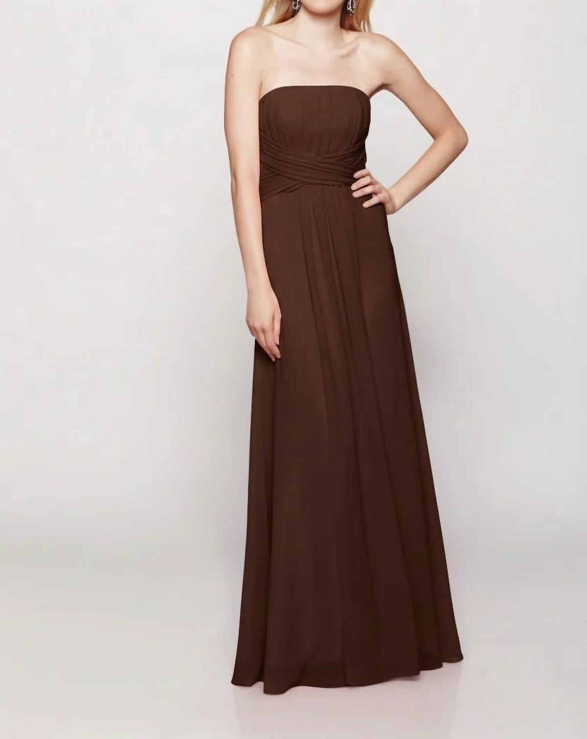Last Dress - Serenity Drape Strapless Gown
