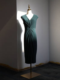 Last Tango - Knot-front Sleeveless Dress