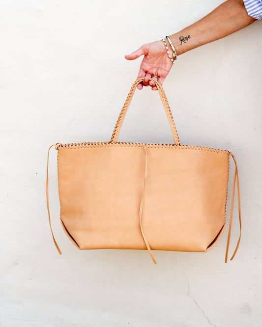 Laurence Bras - Women's Delhi Bag - bags - beige - handbags