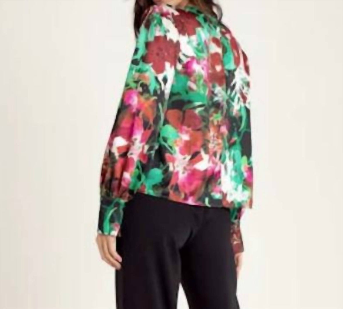 Lavender Brown - Janelle Floral Top