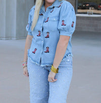 Layerz Clothing - Bailey Denim Top