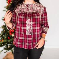 Layerz Clothing - Joelle Plaid Top