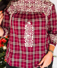 Layerz Clothing - Joelle Plaid Top