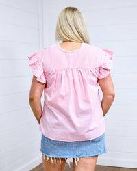 Layerz Clothing - Kinley Gingham Top - blouses - clothing - cotton