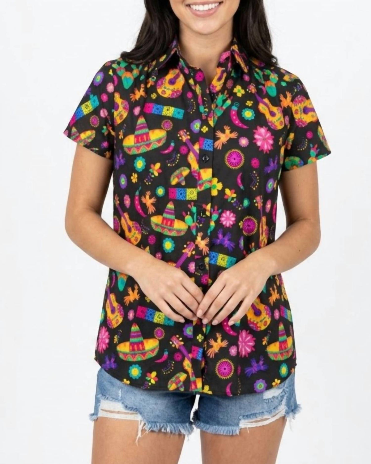 Layerz Clothing - Sarah Button Front Top