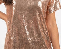 Layerz Clothing - V-neck Sequin Top