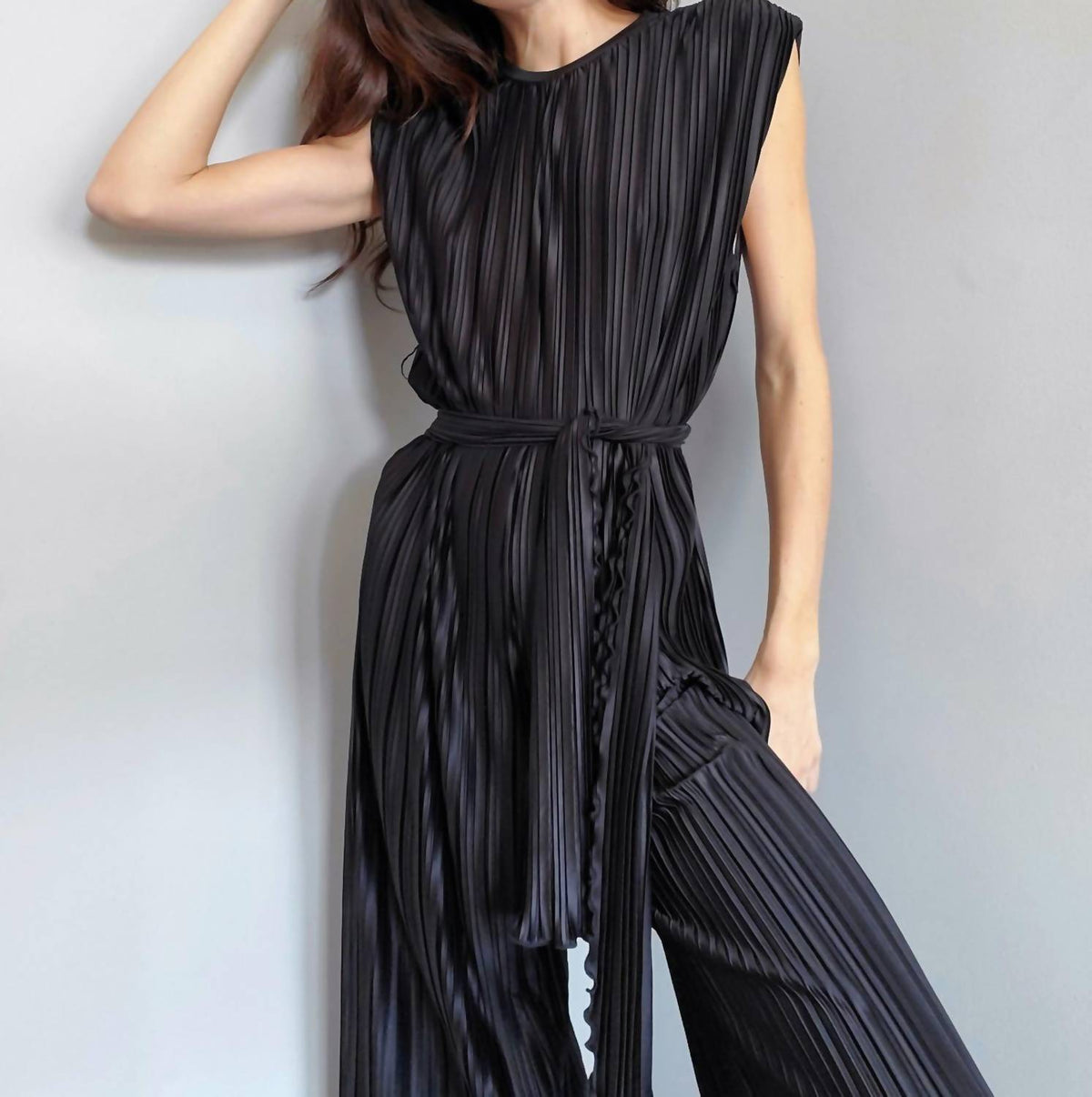 Lblc The Label - Sophia Pleated Jumpsuit