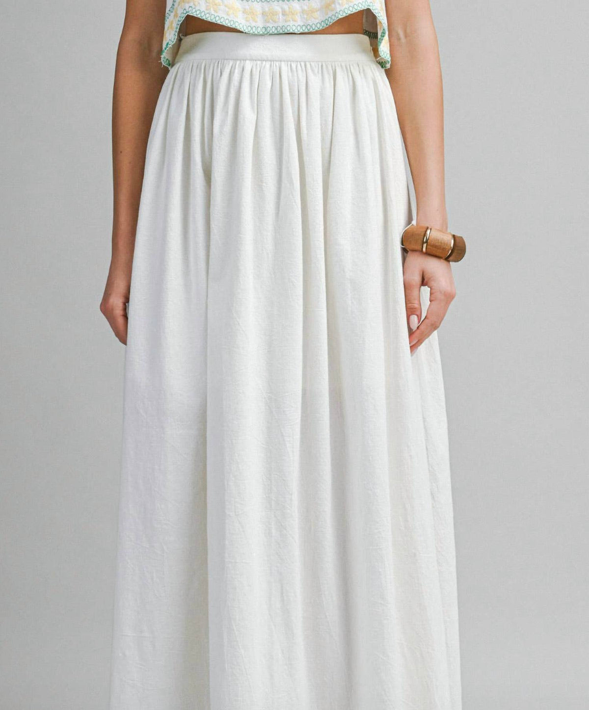Le Cliche - Embroidered Maxi Skirt