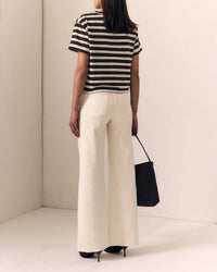 Le Jean - Column Fitted Cut Jeans