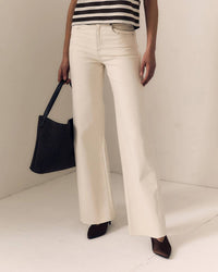 Le Jean - Column Fitted Cut Jeans