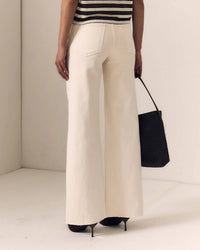 Le Jean - Column Fitted Cut Jeans