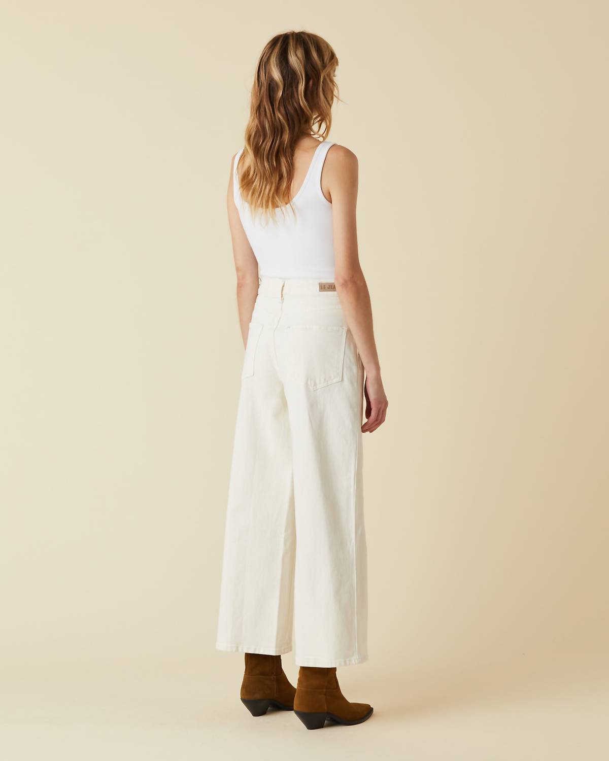 Le Jean - Juliette Wide Leg Ankle Pant
