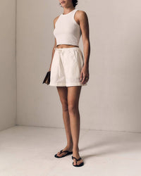 Le Jean - Mara Sateen Drawstring Short