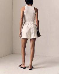 Le Jean - Mara Sateen Drawstring Shorts