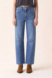 Le Jean - Pixie Ankle Fray Mid Rise Jeans
