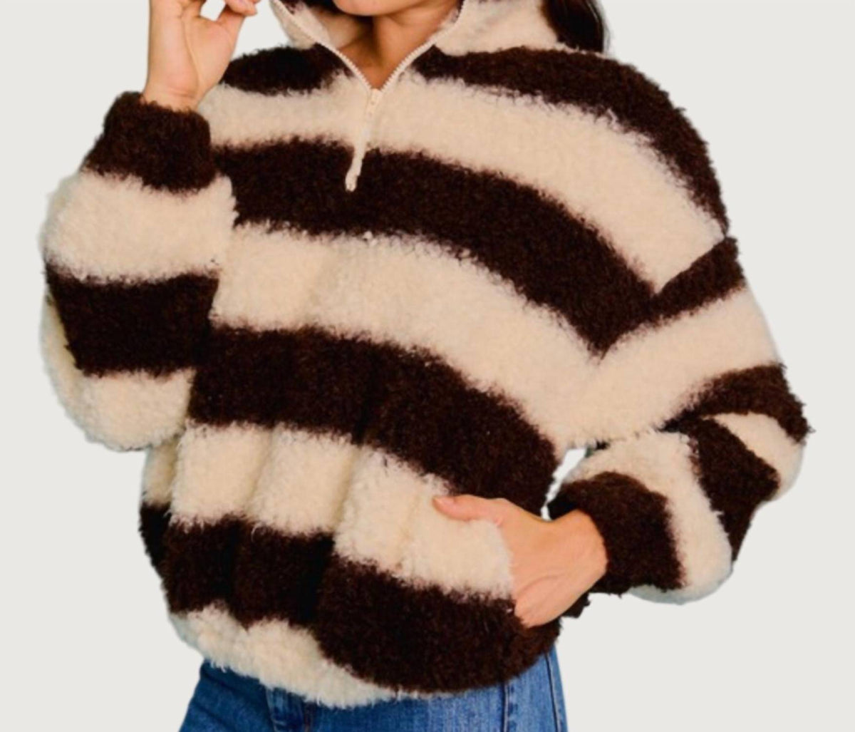 Le Lis - Breah Fleece Pullover Jacket