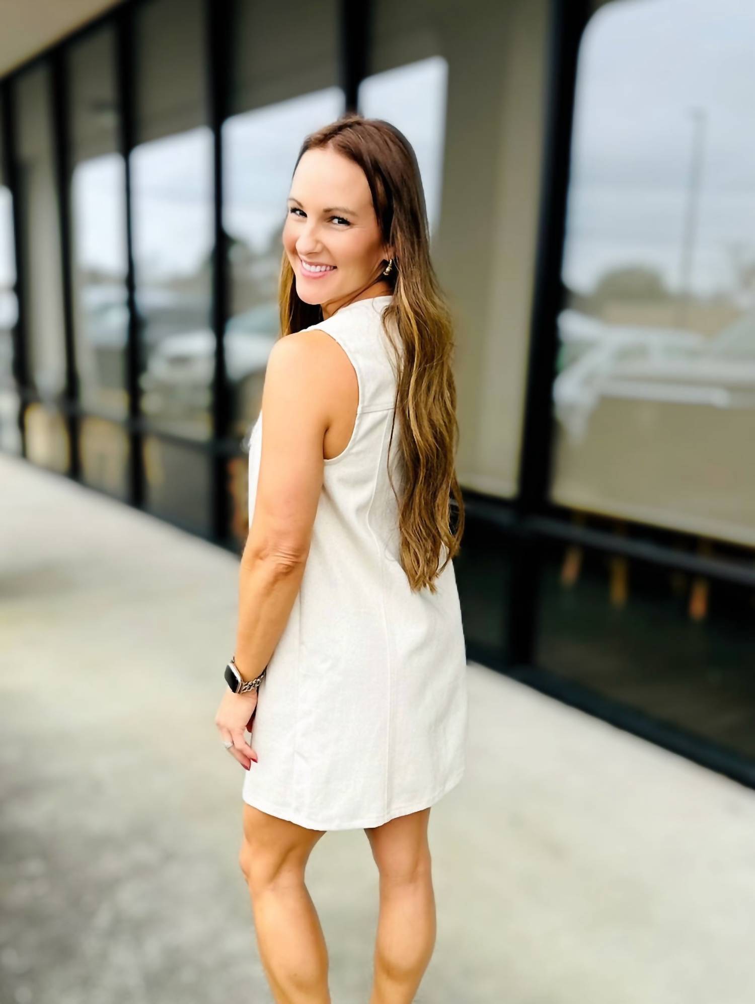 Le Lis - Denim Dress - beige - clothing - dresses